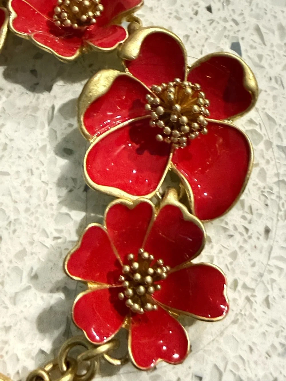 Oscar de la Renta Flower bracelet
